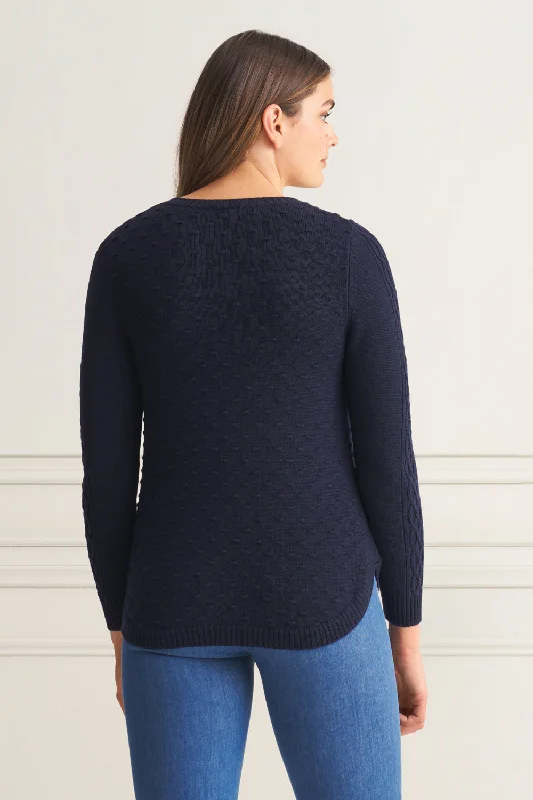 Merino Wool Popcorn Jumper