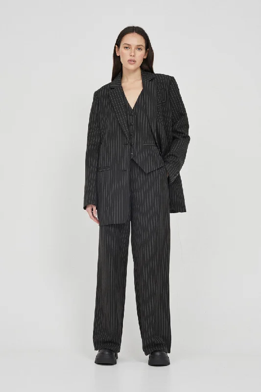 Pinstripe Blazer