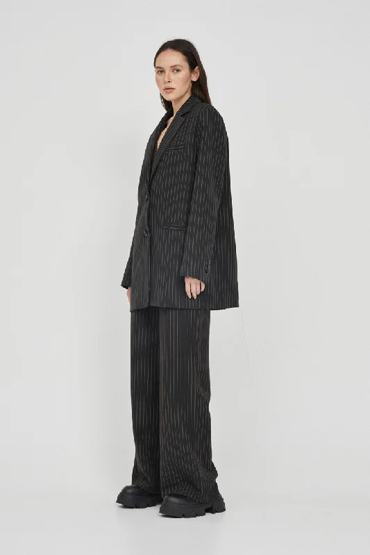 Pinstripe Blazer