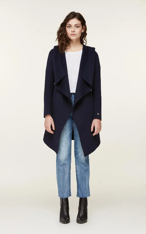 Samia Wool Coat (Indigo)