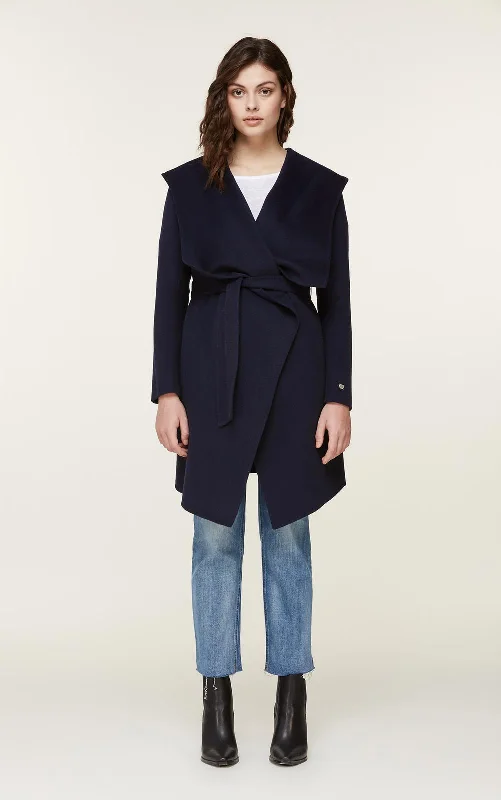 Samia Wool Coat (Indigo)