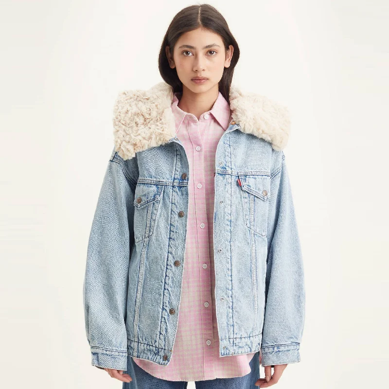 Sherpa Trucker Jacket (Indigo)