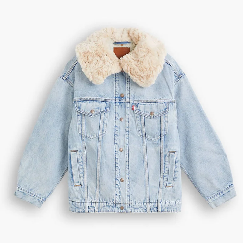 Sherpa Trucker Jacket (Indigo)