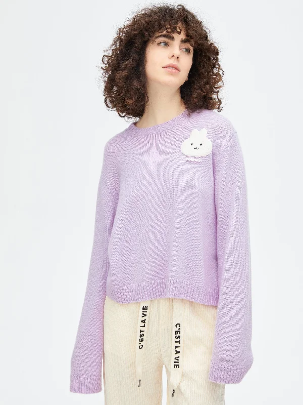 Sticky Purple Bunny Sweater