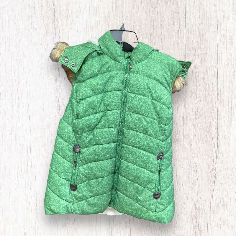 Vest Puffer & Quilted By Green Tea In Green, Size: Xxl