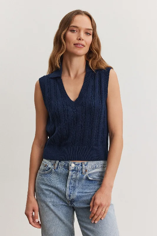 NAVY-TXTDKNITS / x-small