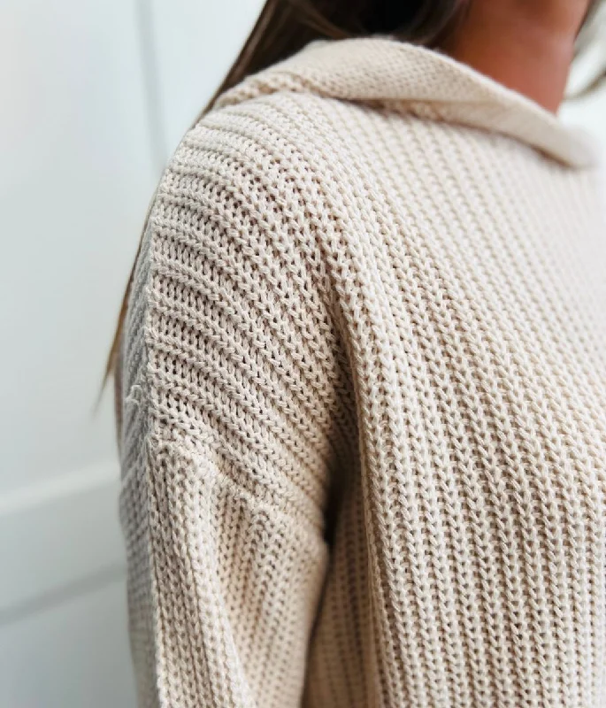 Willow Hooded Knitted Jumper