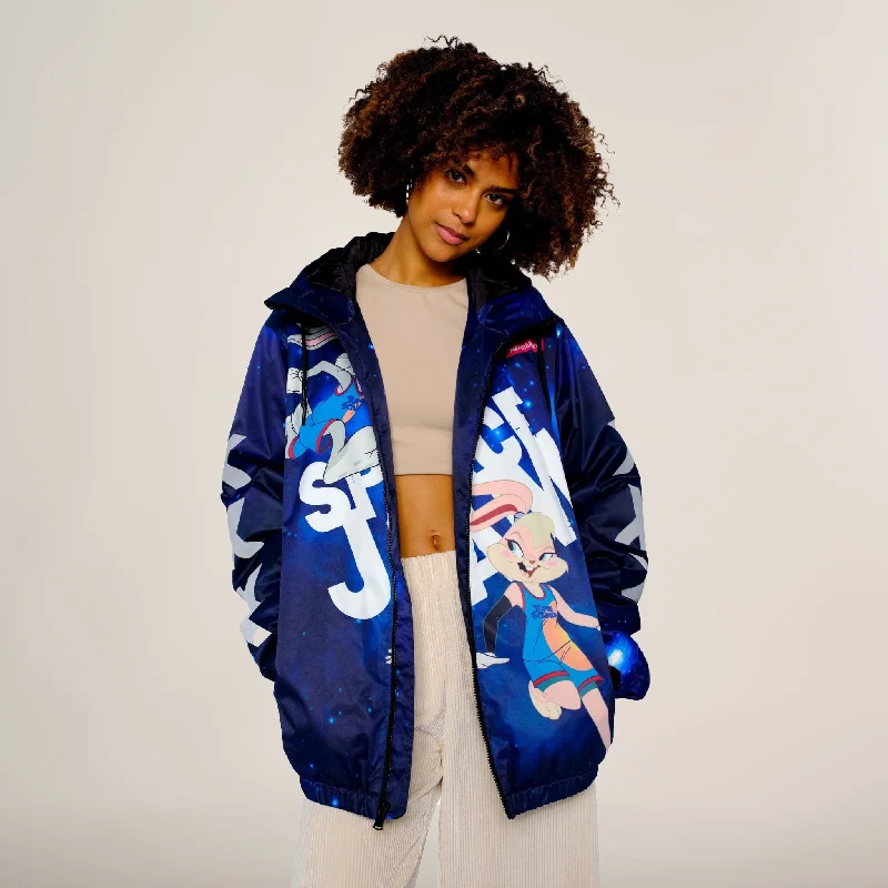 Women's Space Jam Galaxy Midweight Oversized Jacket